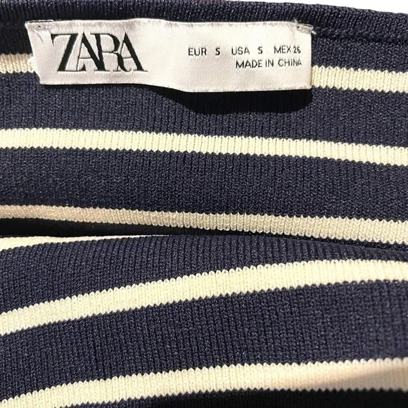 Navy White Stripe Dress 💙 - Picture 8 of 9